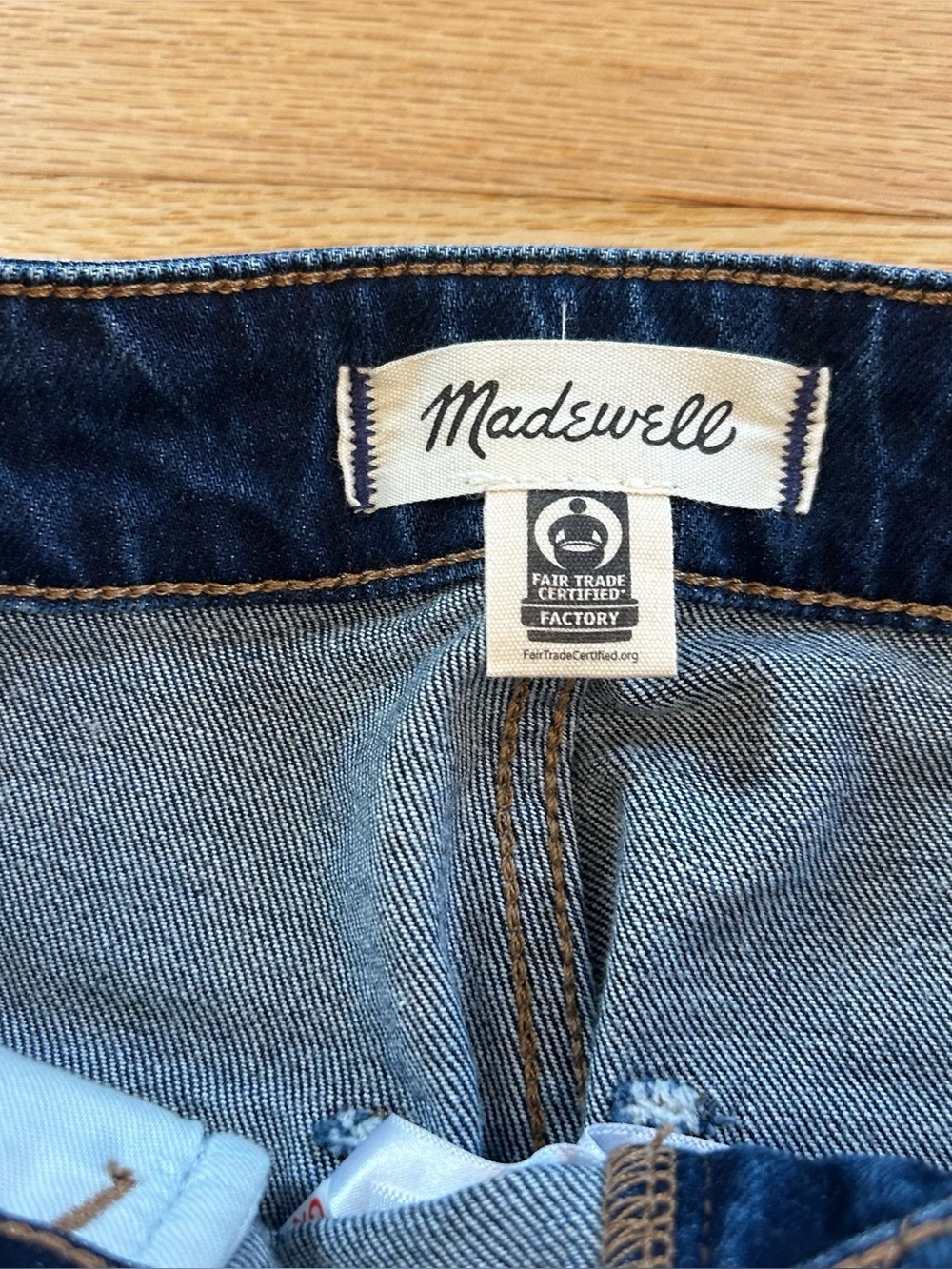 Madewell Curvy Emmett Wide Leg Jeans Dark Wash High Rise Size 29 Denim - Picture 7 of 14